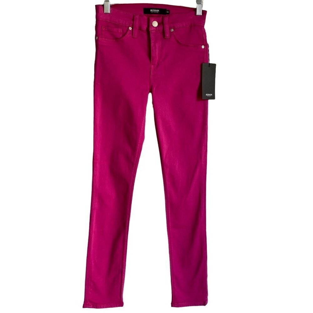 Hudson Jeans Nico Skinny Jeans Pink Size 24 NEW with Tags